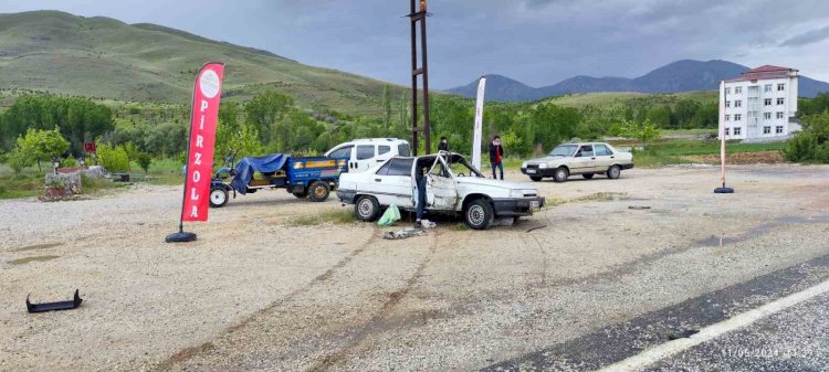 Malatya’da otomobil takla attı: 2 yaralı