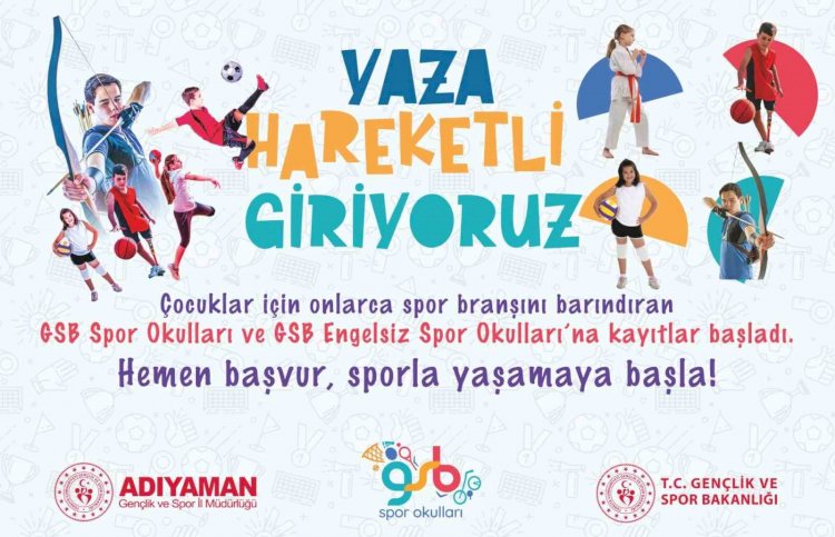 Yaz spor okulları kayıtları başladı