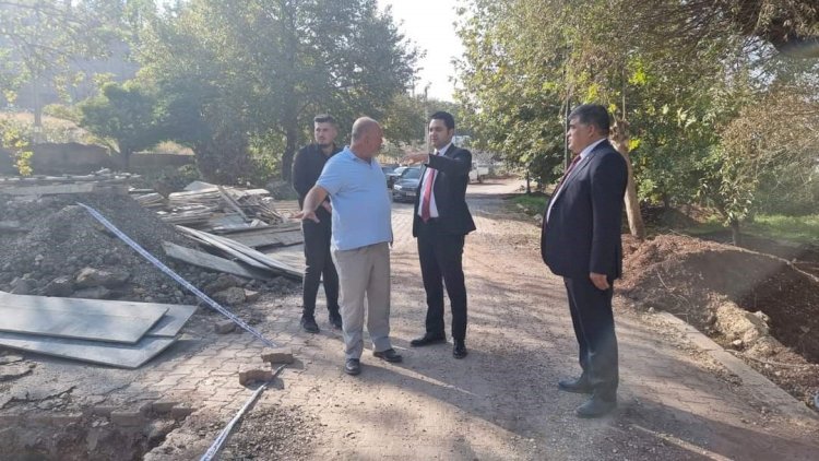 Kaymakam Seyhan, doğa parkında incelemelerde bulundu