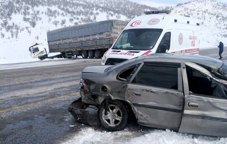 Malatya-Adıyaman yolunda trafik kazası: 2 yaralı